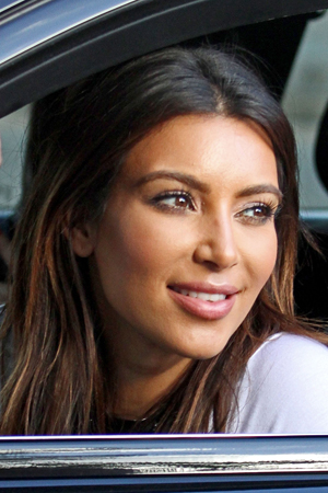 Kim Kardashian dons sheer skirt with no underwear