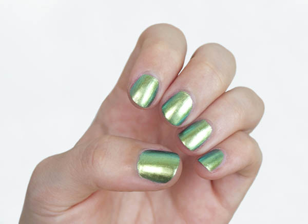 Base coat for chevron nails