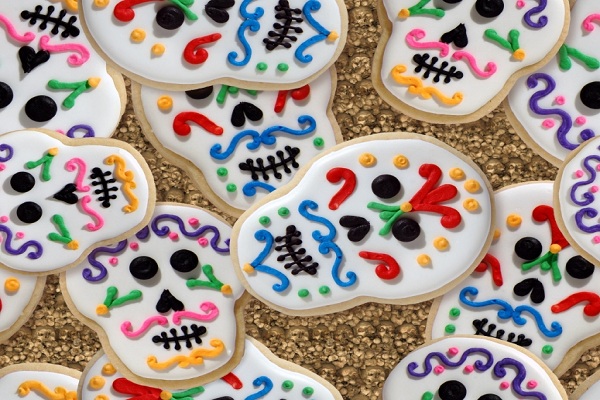 Mexican Sugar Skull Cookies