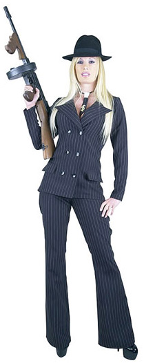Sexy mobster costume