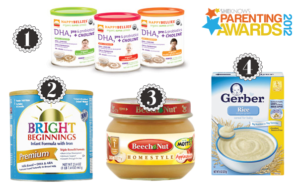 Parenting Awards baby's first foods