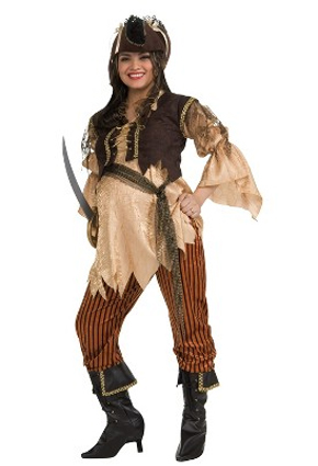 Pirtate maternity Halloween costume