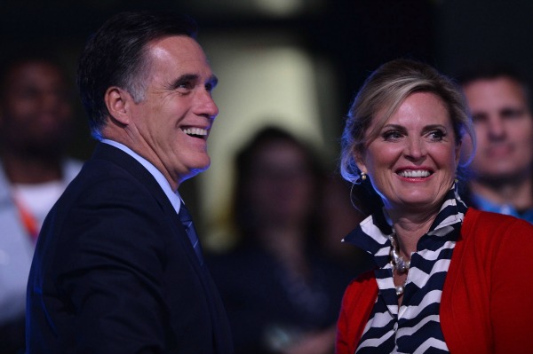 The Romneys at the opening ceremonies of the 2012 Olympics