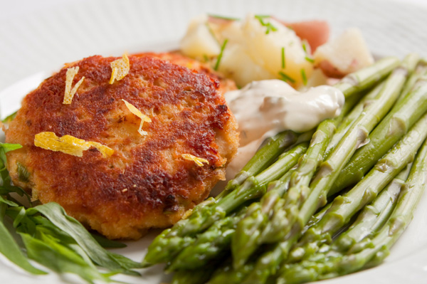 Salmon cake