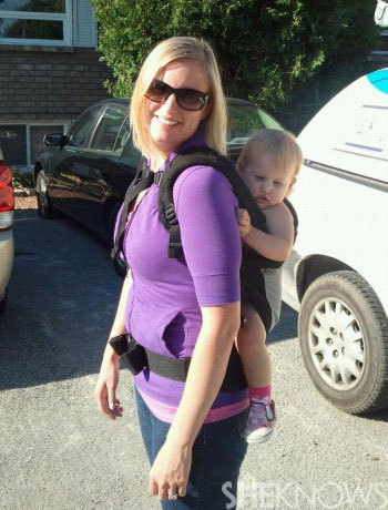 Alisha's babywearing photo