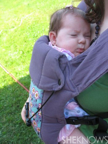 Ashley's babywearing photo
