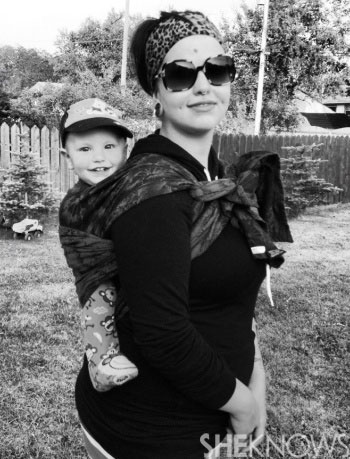 Janine's babywearing photo