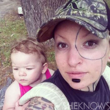 Parker's babywearing photo