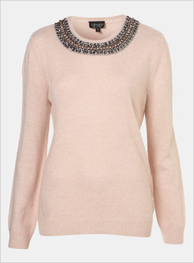 rhinestone trim top from Nordstrom