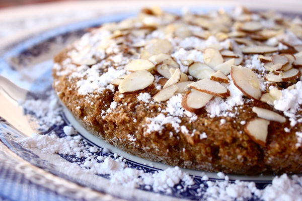 vegan apple quinoa cake