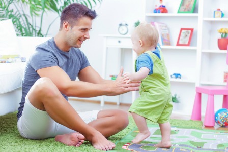 Toddler in therapy