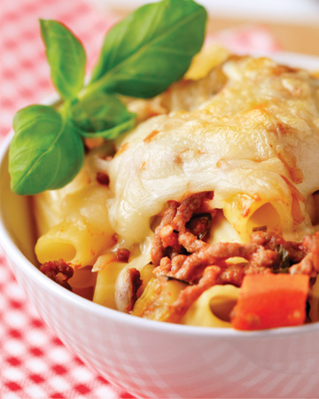 Turkey bolognese casserole