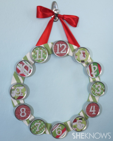 12 days of Christmas wreath