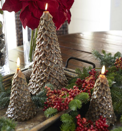 Bay Leaf Tree Candles