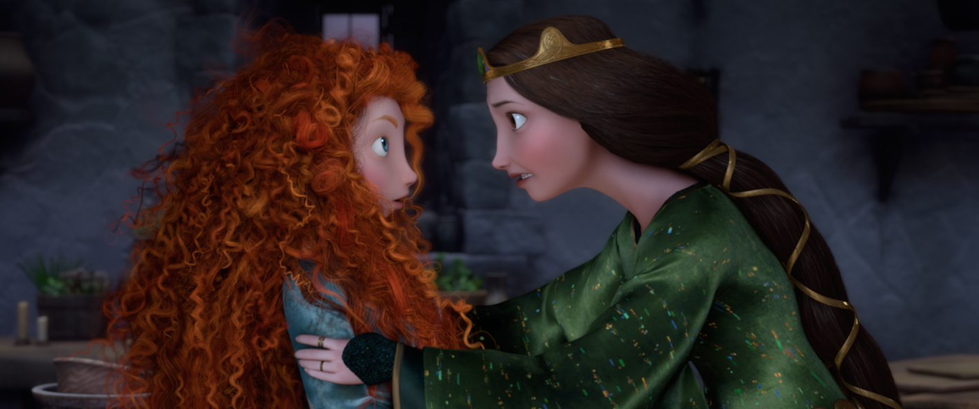 Mother and daughter in Brave