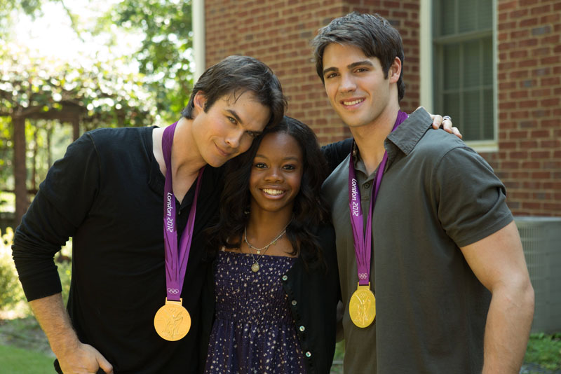 Gabby Douglas guest stars on The Vampire Diaries