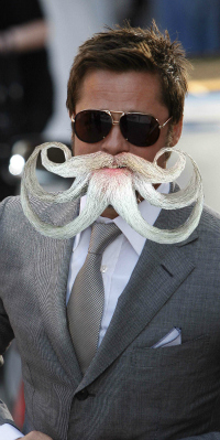 Brad Pitt with octo-beard