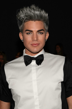 Adam Lambert at Mercedes Benz Fashion Week