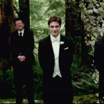 Robert Pattinson as Edward Cullen in Breaking Dawn Wedding Scene