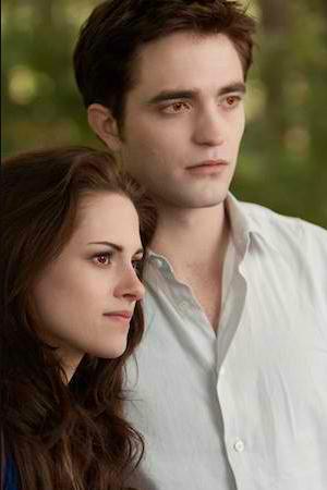 Kristen Stewart and Robert Pattinson in Breaking Dawn