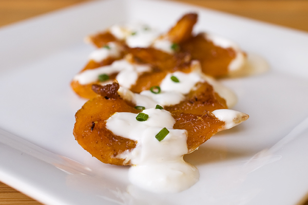 Kaddow bowrani (baked pumpkin)