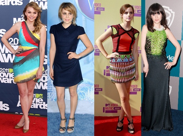 Lindsay's should-be inspirations: Aimee Teegarden, Mae Whitman, Emma Watson, Zooey Deschanel
