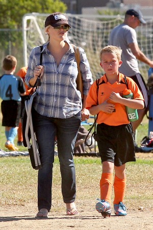 Reese Witherspoon and her older son, Deacon