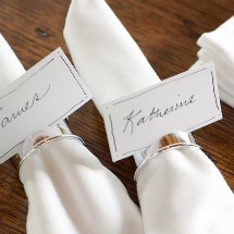 Thanksgiving table napkin placecard