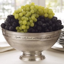 Thanksgiving grape centerpiece