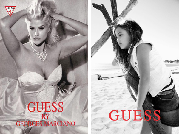 Anna Nicole Smith and Dannielyn Birkhead's Guess ads