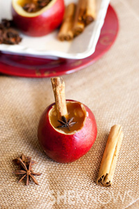 Apple and pear cider cups recipe
