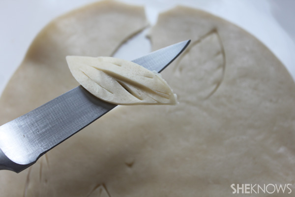 Stuffed and baked pear dumplings