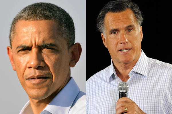 Barack Obama and Mitt Romney election is Nov 6