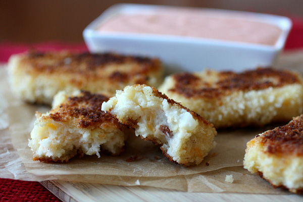 bacon cheese potato croquette