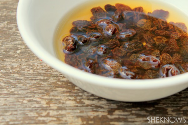 Chocolate raisin truffles