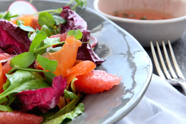 Salmon & citrus salad recipe