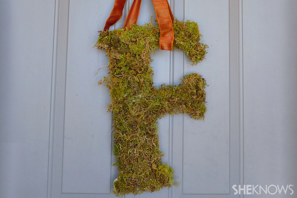 Moss covered letter
