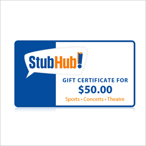 StubHub Gift Certificate