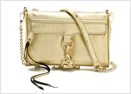 ebecca Minkoff metallic mini M.A.C. bag