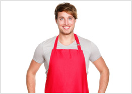 A man's apron
