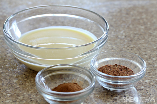 Eggnog ingredients
