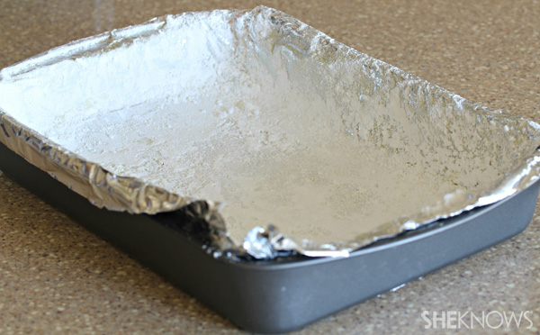 Line your baking dish