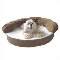Orthopedic Bolster Personalized Dog Bed