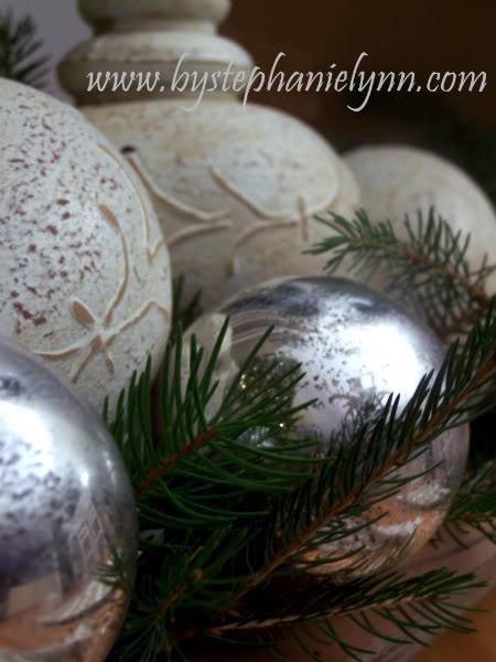Mercury glass ornaments