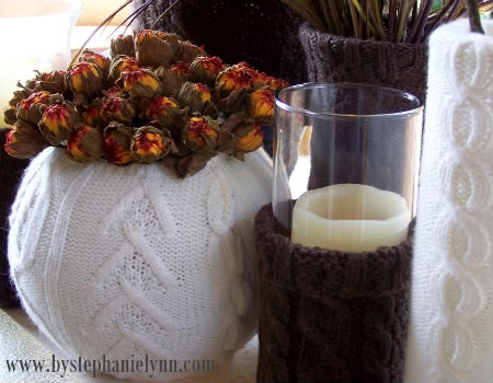 Sweater vases