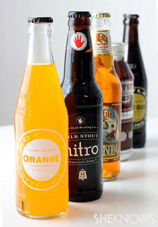Specialty Sodas for ice cream floats