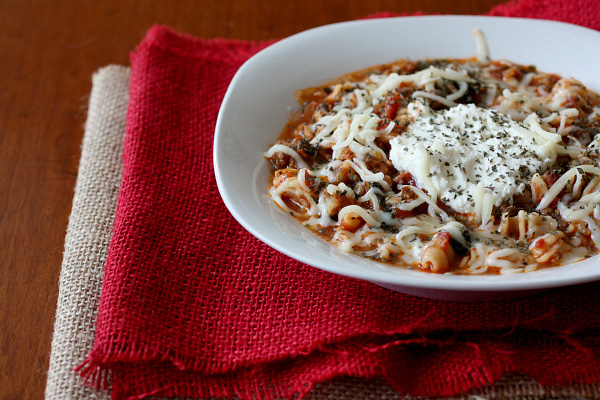 crock pot lasagna soup