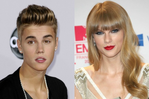 Justin Bieber and Taylor Swift