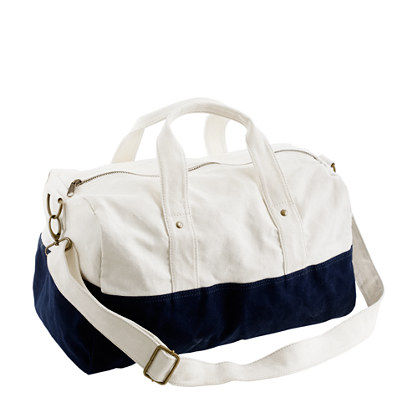 Canvas overnight bag
