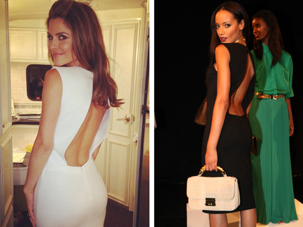 Monika Chiang's Power Knit Dress -- Selita Ebanks and Maria Menounos